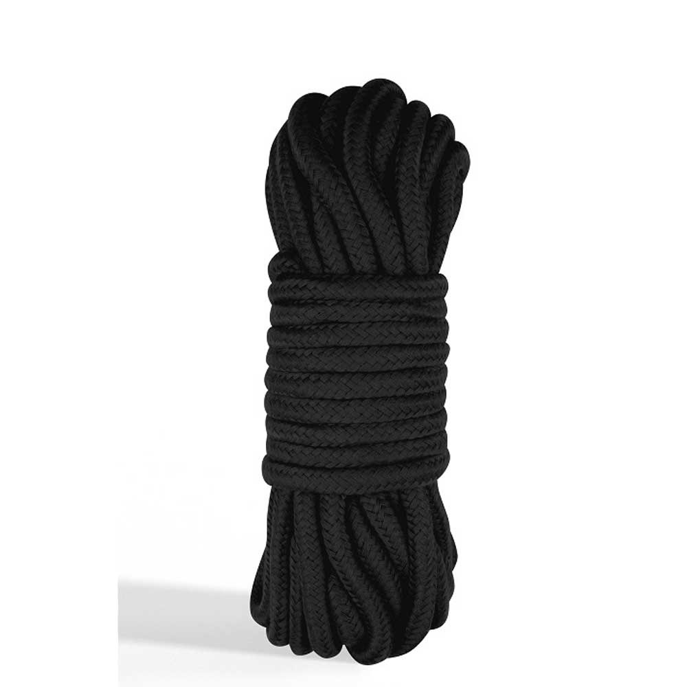 - Веревка для бондажа Chisa BEHAVE LUXURY FETISH из хлопка, черная 1