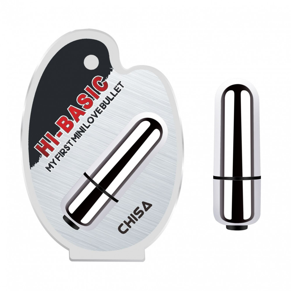 Разное - Вибропуля из ABS-пластика Chisa Hi-Basic, серебристая