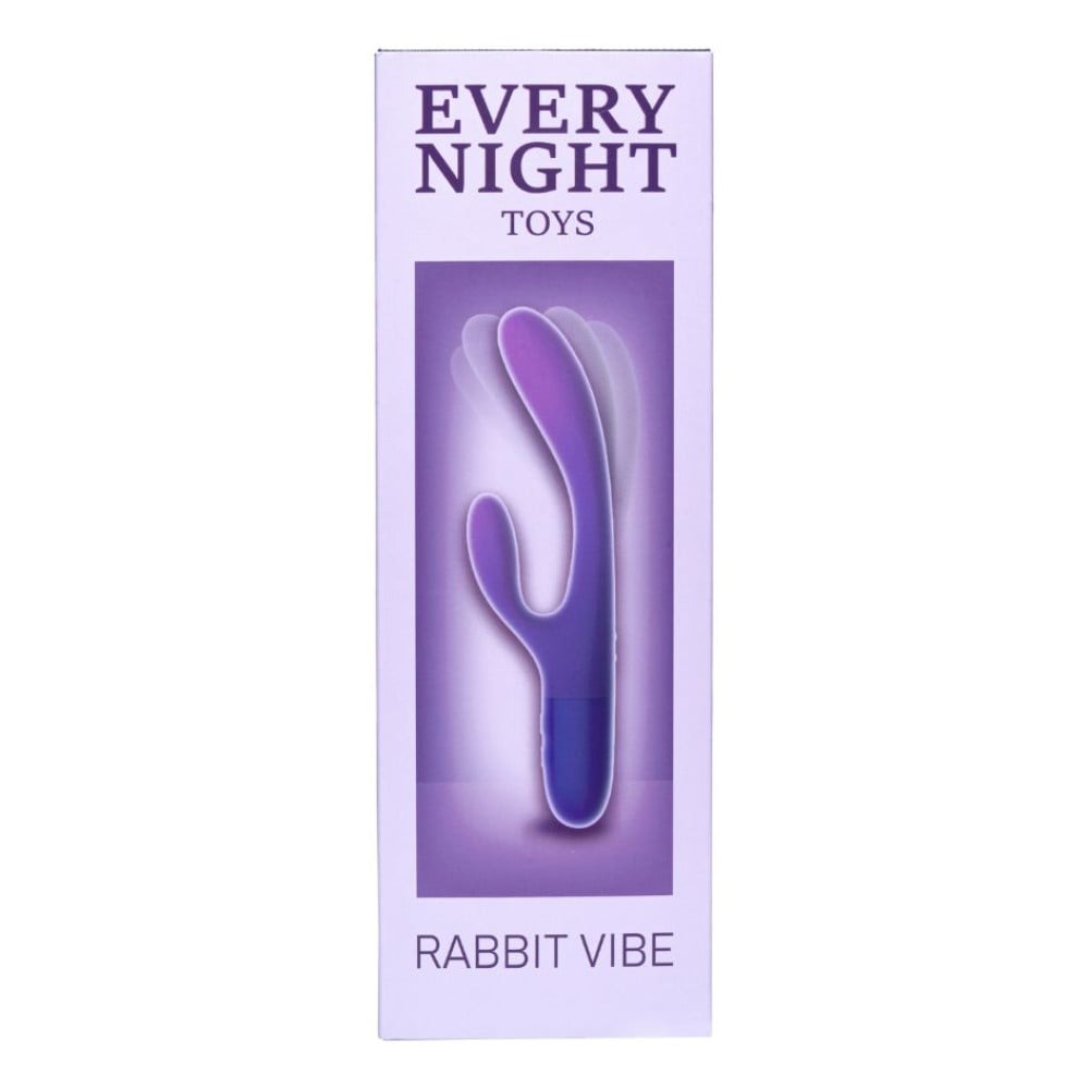 Різне - Вібратор кролик Every Night Toys для точки G, синьо-фіолетовий градієнт 3