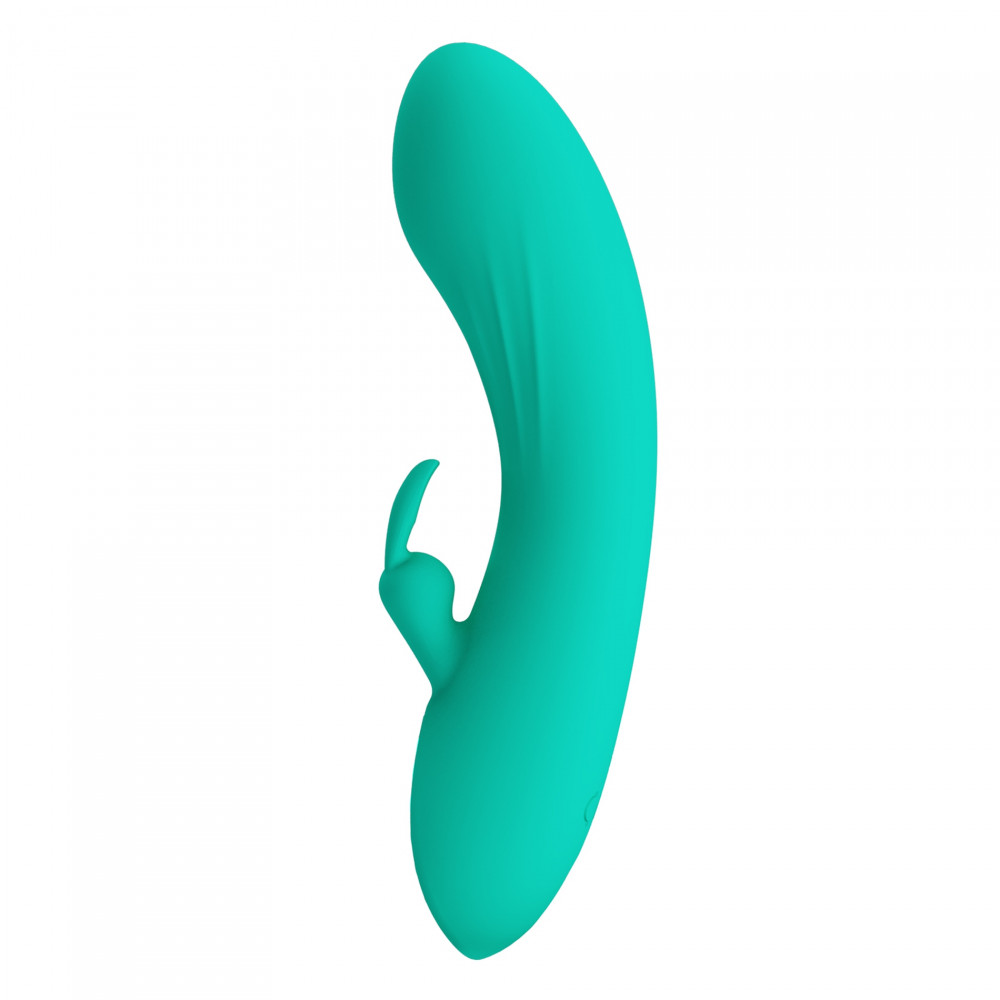 Вибратор-кролик - Вибратор-кролик PRETTY LOVE DJ Stick бирюзовый, 12.7 х 2.7 см 1