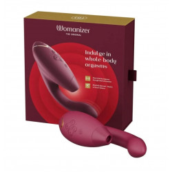 Инновационный бесконтактный вибратор-стимулятор Womanizer Duo 2 Bordeaux