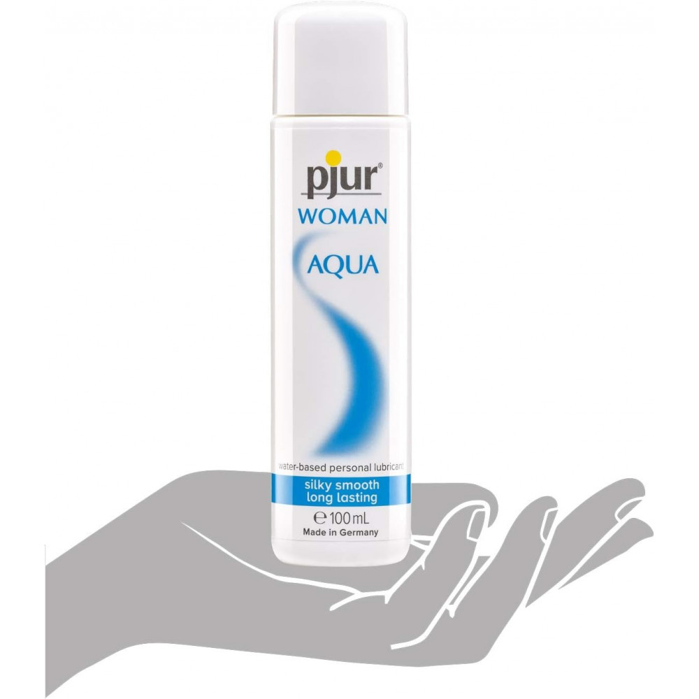 Разное - Лубрикант для чувствительной кожи 100 мл Pjur Woman Aqua на водной основе 2