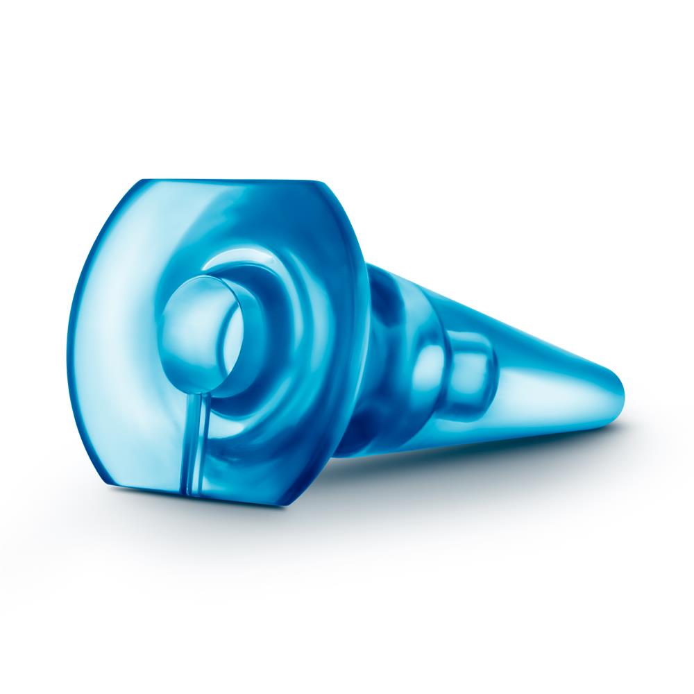 Анальные игрушки без вибрации - Анальный плаг B YOURS BASIC ANAL PLUG BLUE 3