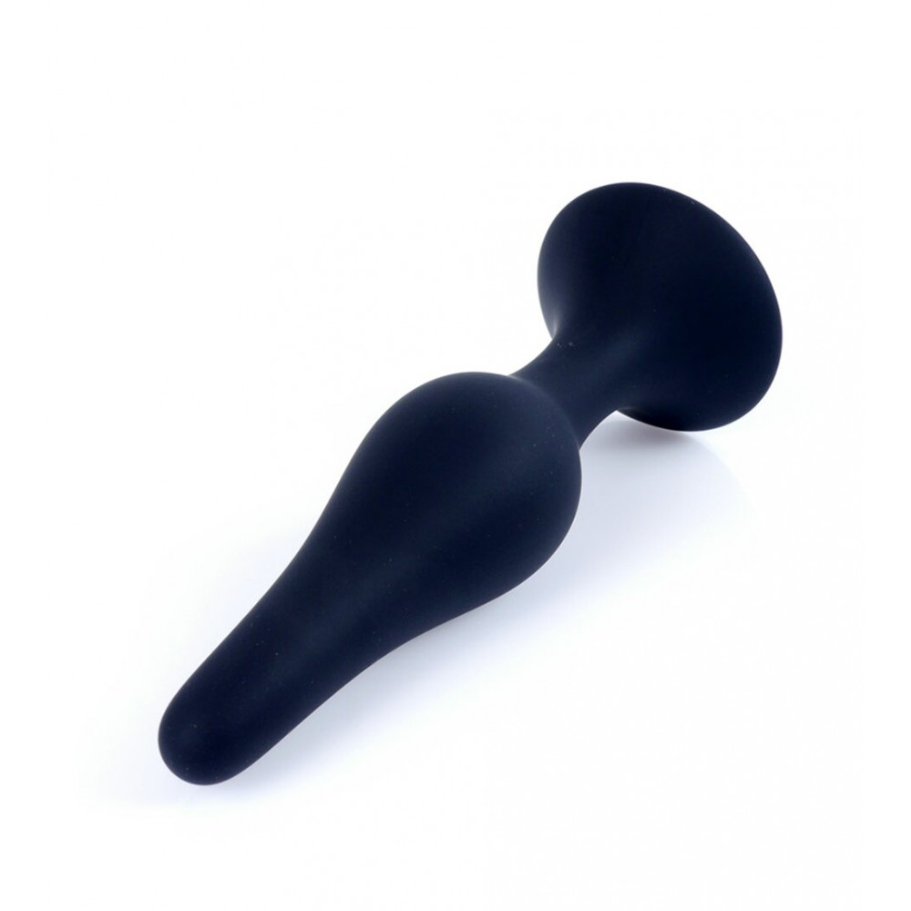 Анальные игрушки - Анальный плаг Silicone Plug Black - Medium, BS6400093 1