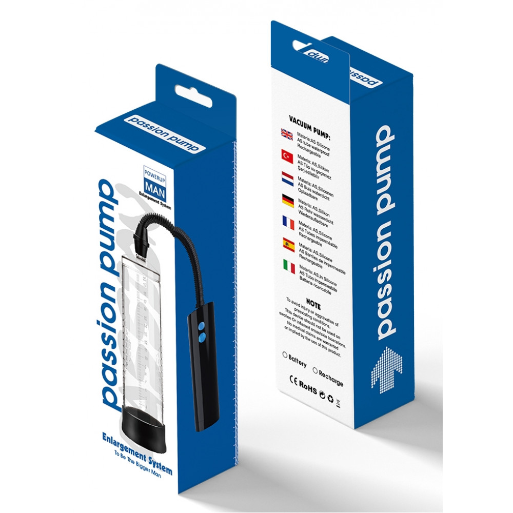 Помпы - Автоматическая вакуумная помпа с зарядкой от USB CANWIN Passion Pump - P406AU 6