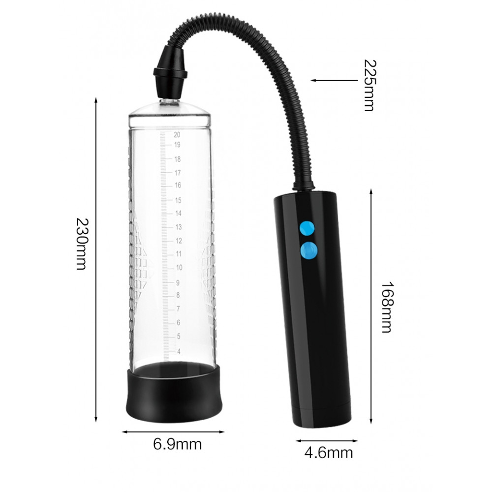 Помпы - Автоматическая вакуумная помпа с зарядкой от USB CANWIN Passion Pump - P406AU 5