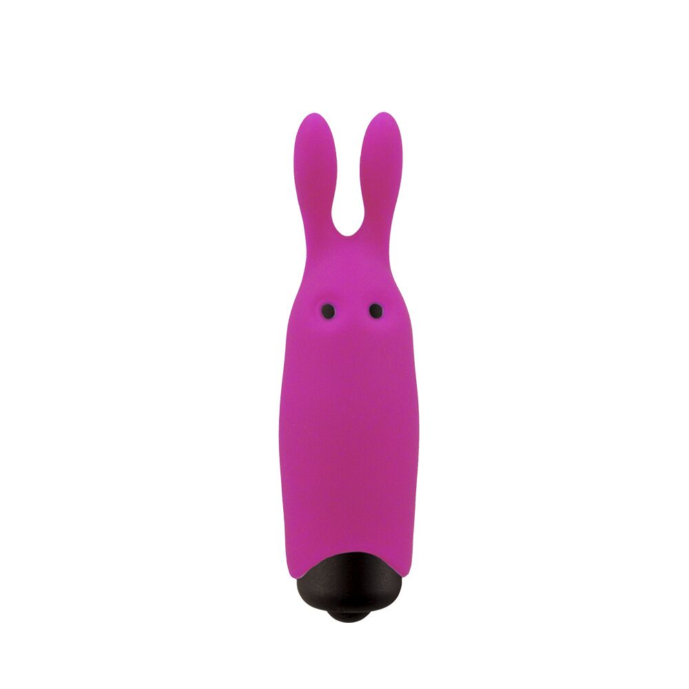 Клиторальный вибратор - Вибропуля Adrien Lastic Pocket Vibe Rabbit Pink со стимулирующими ушками