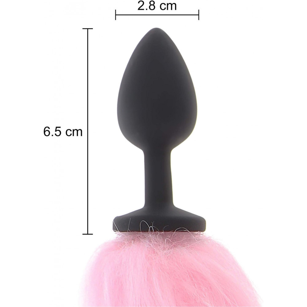 Анальные игрушки - Анальная пробка с хвостом и подсветкой Taboom Unicorn Tail & Buttplug LED 4