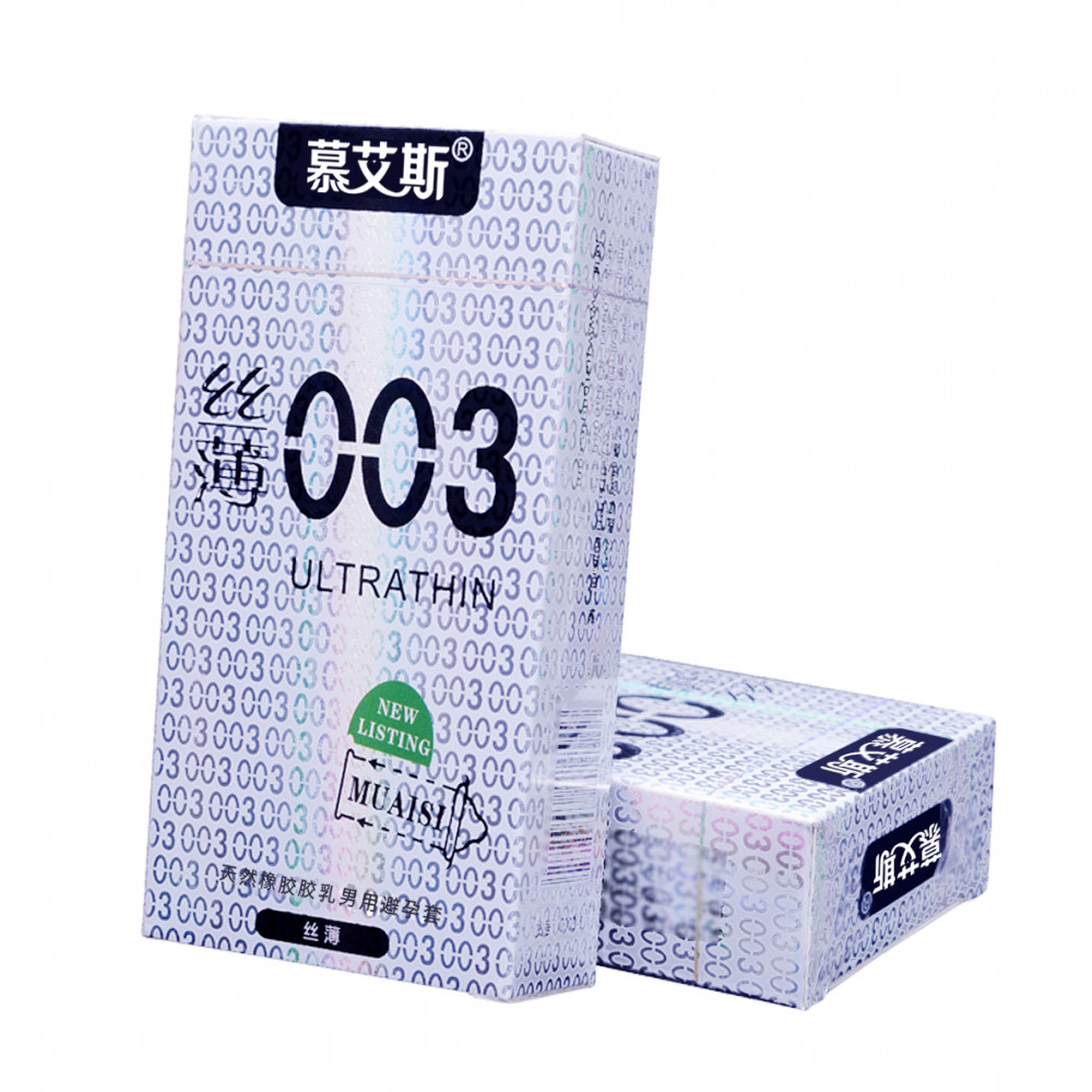 Презервативы - Набор ультратонких презервативов 0,03 мм, Silver (в упаковке 12 шт) 8