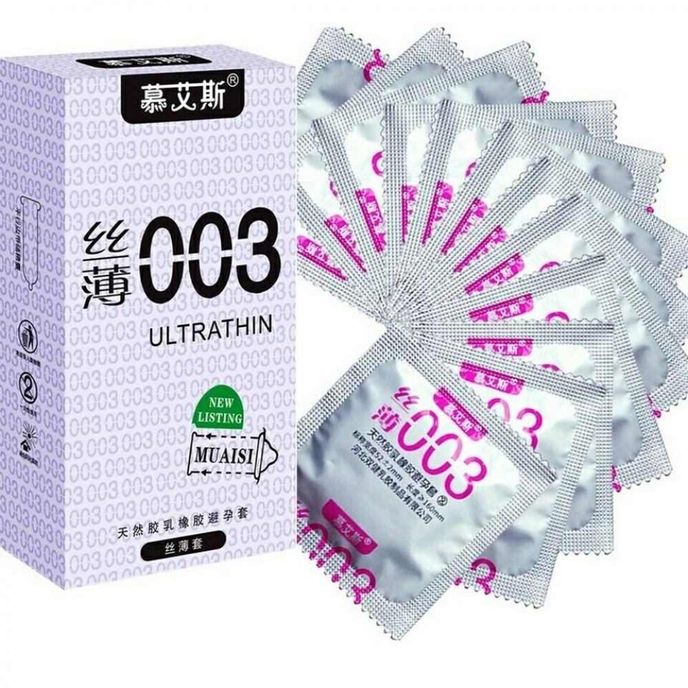 Презервативы - Набор ультратонких презервативов 0,03 мм, Silver (в упаковке 12 шт)