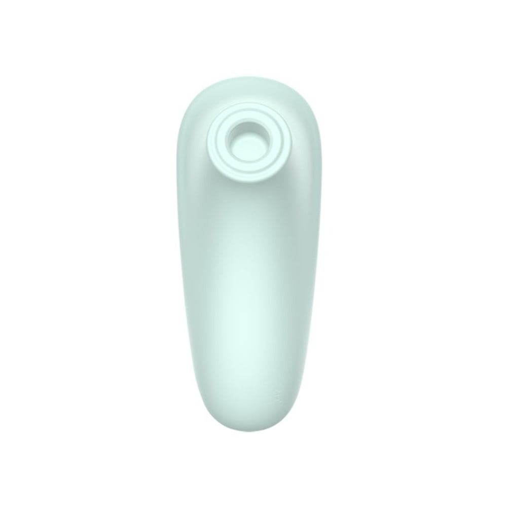 Вакуумный вибратор - Cтимулятор с пульсацией Chisa Kissen Cynthia для клитора, мятный 3