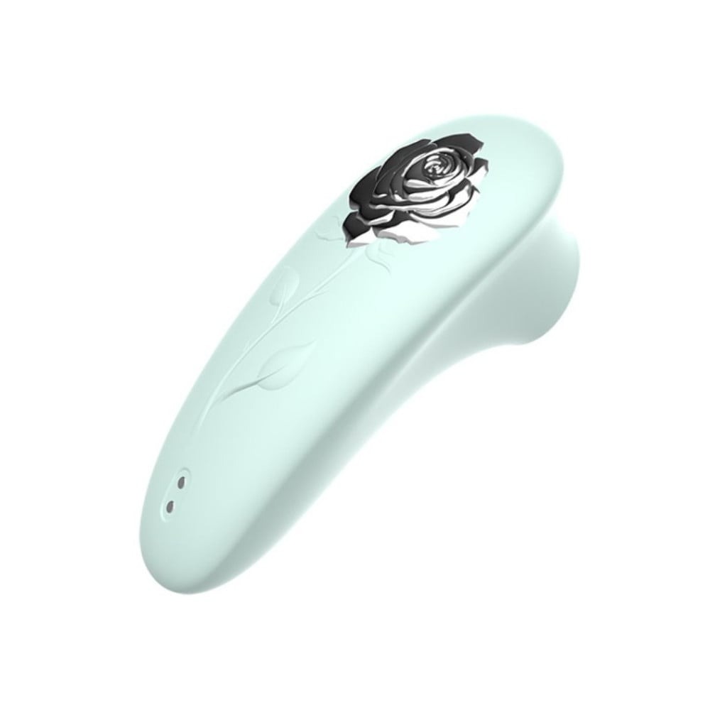 Вакуумный вибратор - Cтимулятор с пульсацией Chisa Kissen Cynthia для клитора, мятный 2