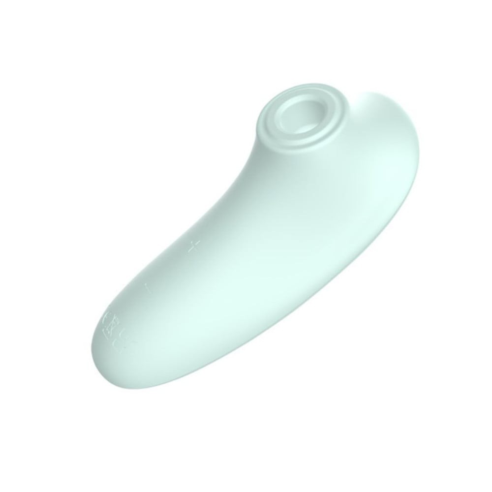 Вакуумный вибратор - Cтимулятор с пульсацией Chisa Kissen Cynthia для клитора, мятный 5