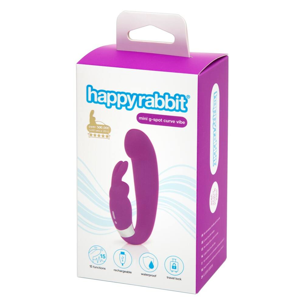 - Подвійний вібратор Happy Rabbit G-Spot Clitoral Curve Vibrator 3