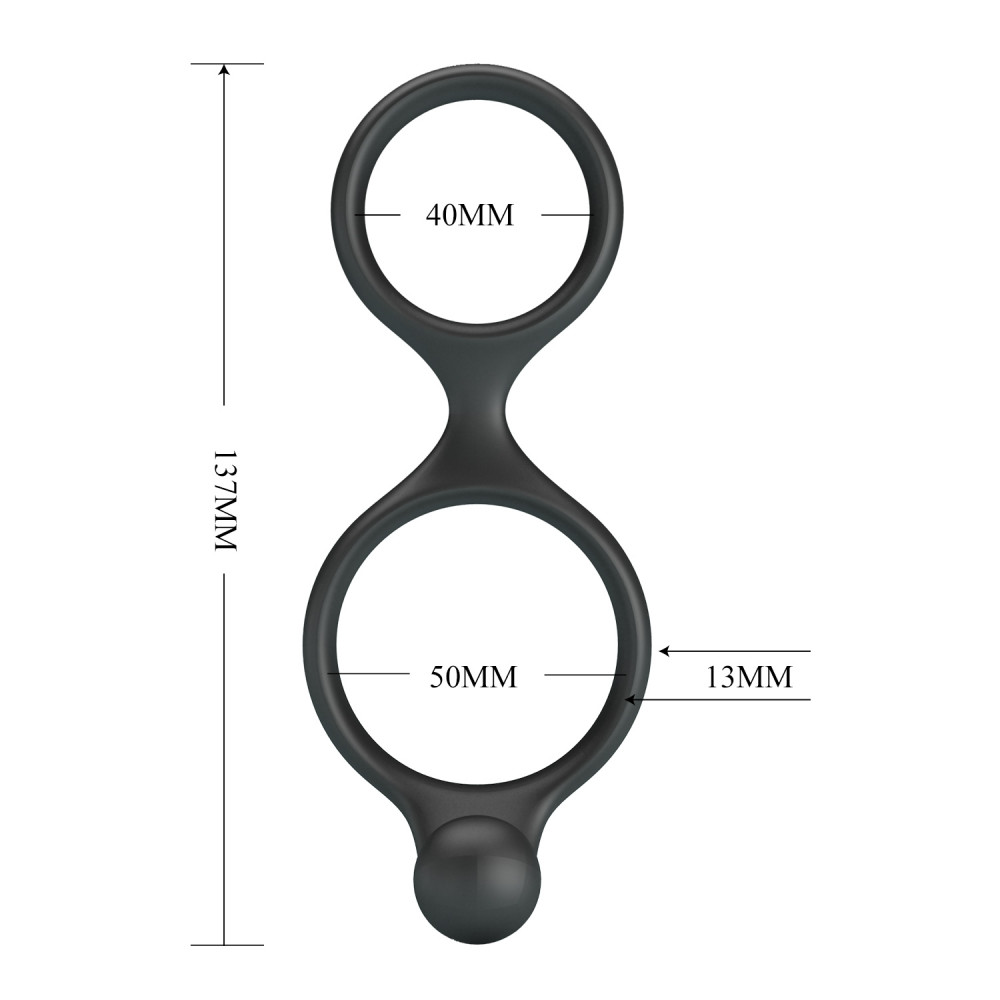  - Эрекционное кольцо Crazy Bull - Florian Silicone Cock Ring, BI-210232 5