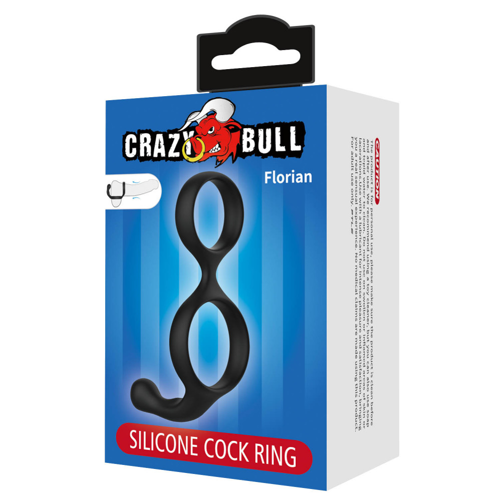  - Эрекционное кольцо Crazy Bull - Florian Silicone Cock Ring, BI-210232 6