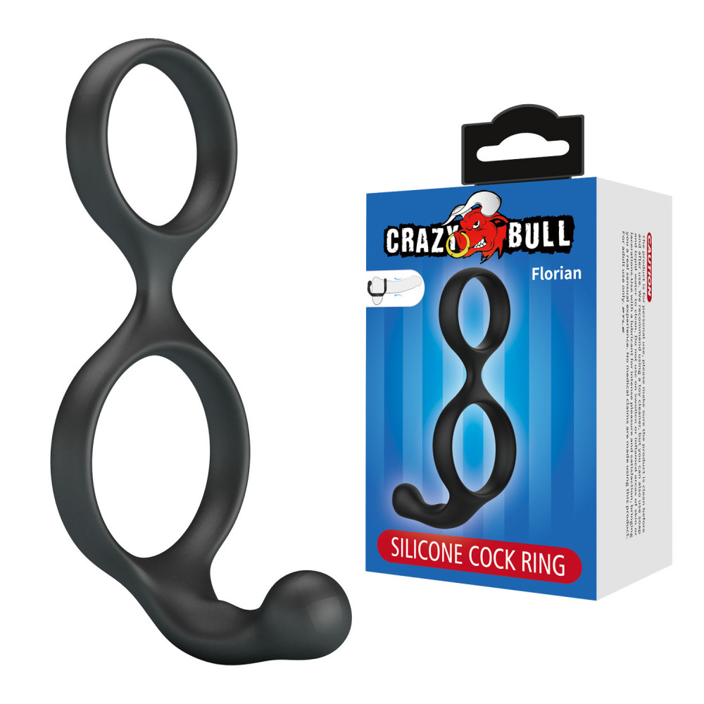  - Эрекционное кольцо Crazy Bull - Florian Silicone Cock Ring, BI-210232