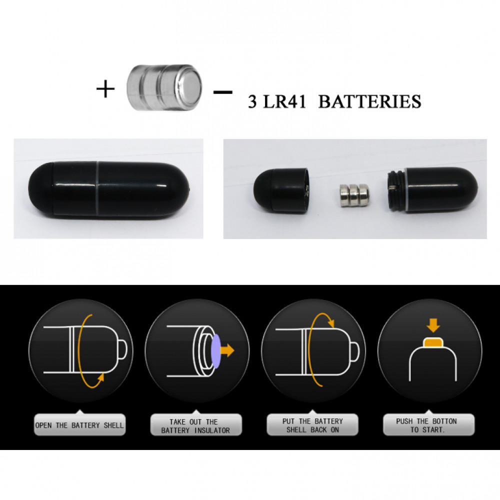 Эрекционные кольца с вибрацией - Эрекционное виброкольцо Pretty Love, черное, силикон 2