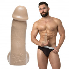 Фаллоимитатор с мошонкой реалистичный Fleshjack Boys Griffin Barrows Silicone Dildo (RP), телесный