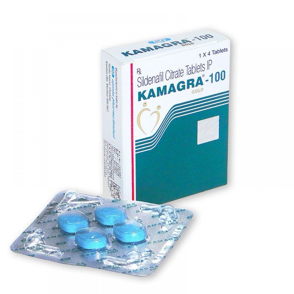 Лубриканты - Kamagra Gold 100 (цена за упаковку, 4 таб.) 2