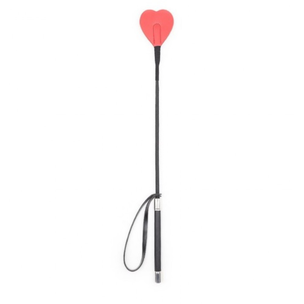 БДСМ игрушки - Стек сердце DS Fetish Whip heart red