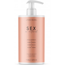 Лубрикант на водній основі Bijoux Indiscrets Sex Au Naturel універсальний, 500 мл