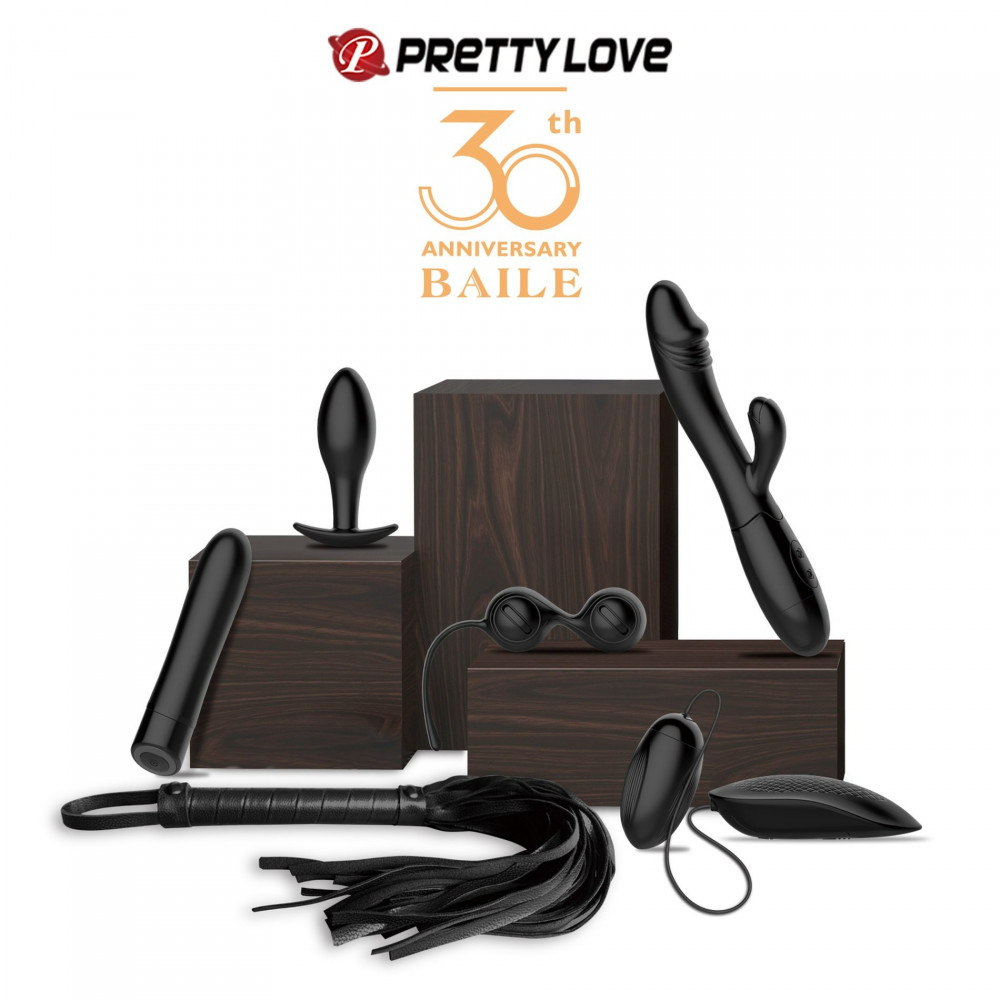  - Набір БДСМ 6 предметів Pretty Love 30th ANNIVERSARY Baile чорний