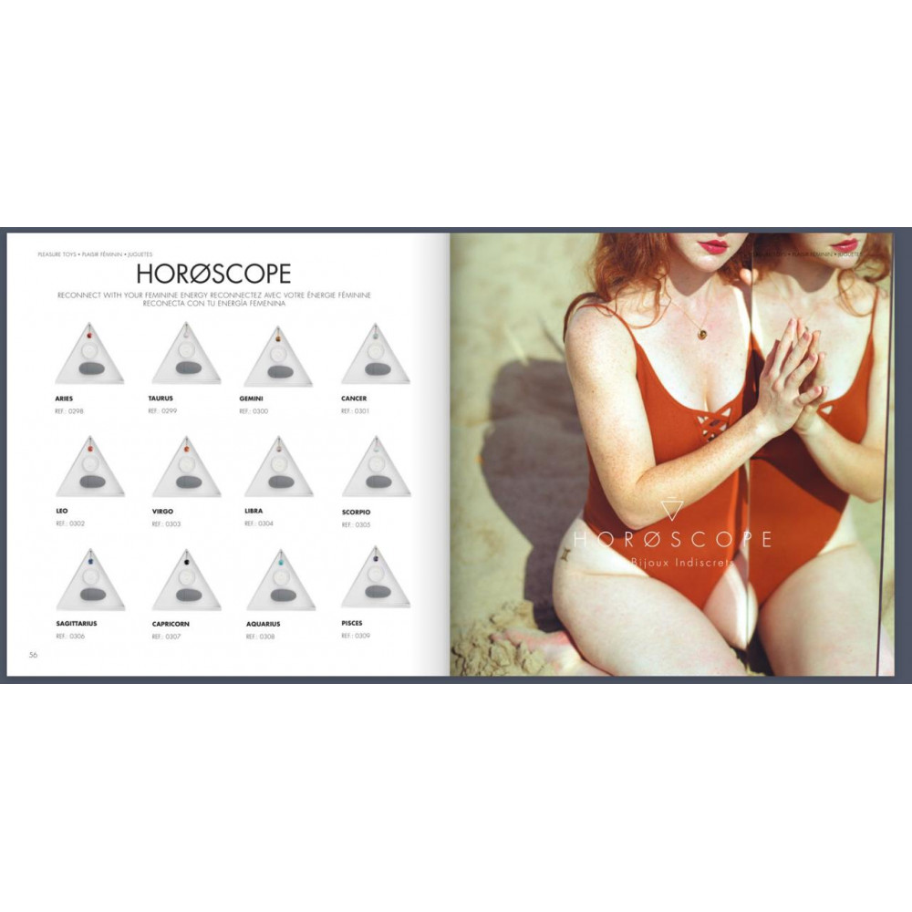 Разное - Набор Bijoux Indiscrets HOROSCOPE - Aries (Овен) вибратор на палец, гель для клитора, подвеска 10