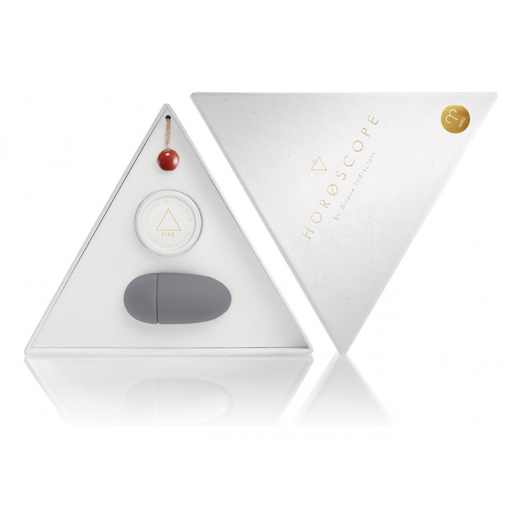 Разное - Набор Bijoux Indiscrets HOROSCOPE - Aries (Овен) вибратор на палец, гель для клитора, подвеска