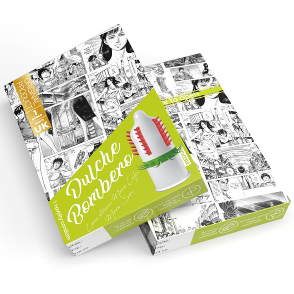 Разное - Насадка-презерватив одноразовая с эластичными усиками EGZO Dulce Bombero 1