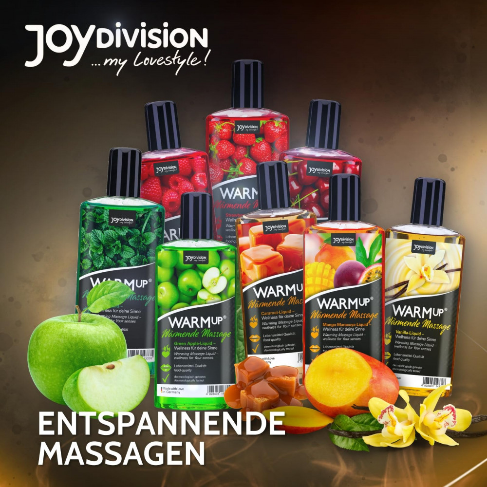 Для масажу - Їстівна масажна олія з ефектом, що розігріває WARMup Mango Maracuya 150 мл 6