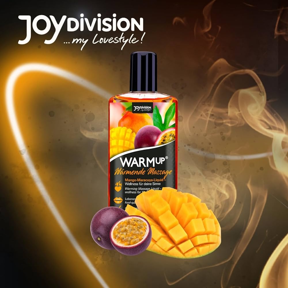 Для масажу - Їстівна масажна олія з ефектом, що розігріває WARMup Mango Maracuya 150 мл 2