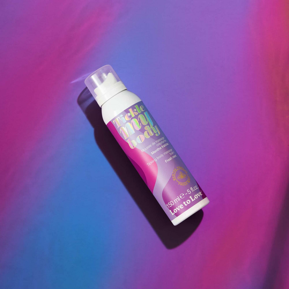 Для масажу - Масажна піна Love To Love TICKLE MY BODY Fresh Mint (150 мл) зволожувальна 9