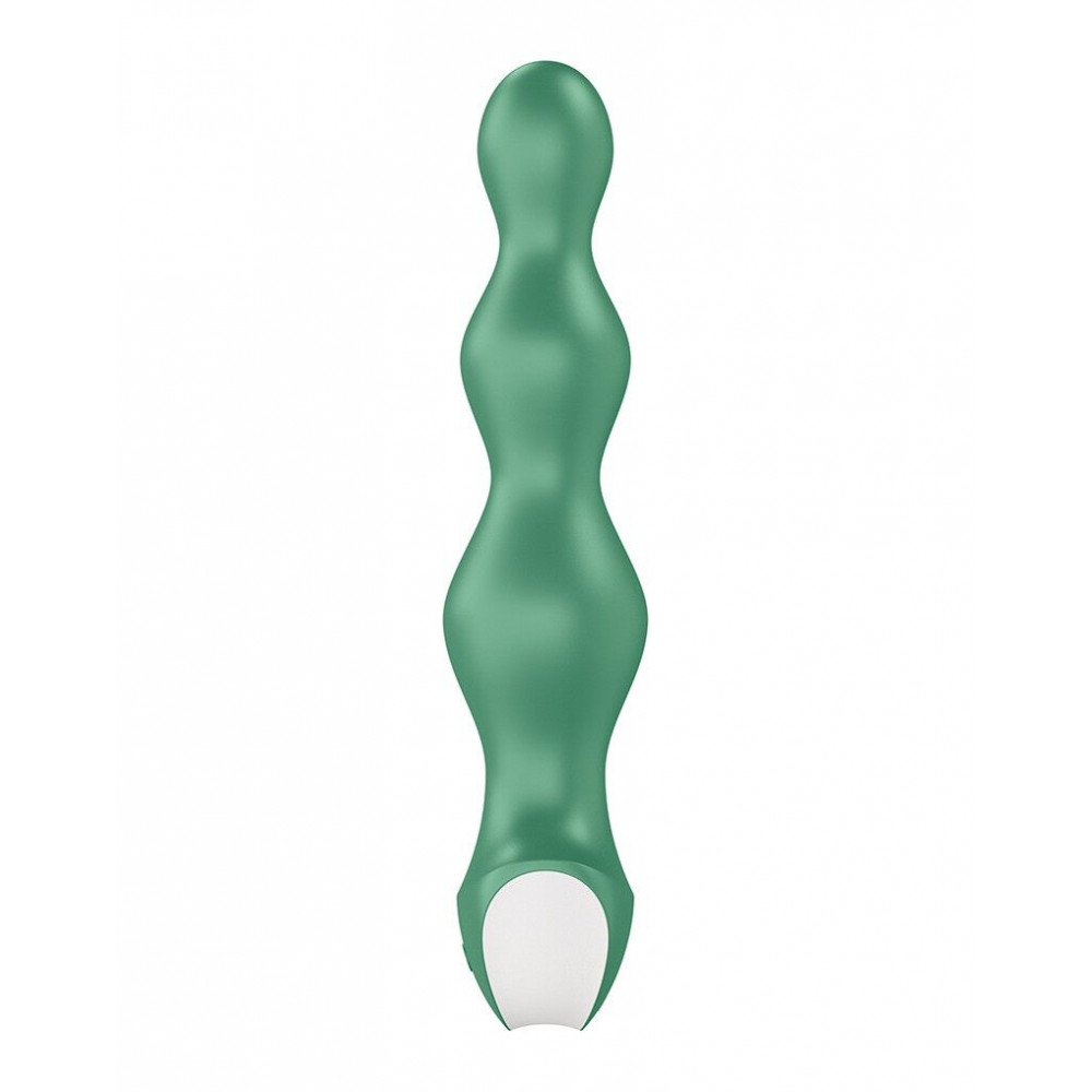  - Анальный стимулятор-бусины с двумя моторами Satisfyer Lolli-Plug 2 Green 3