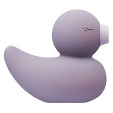 Вакуумный вибратор-уточка CuteVibe Ducky Grey