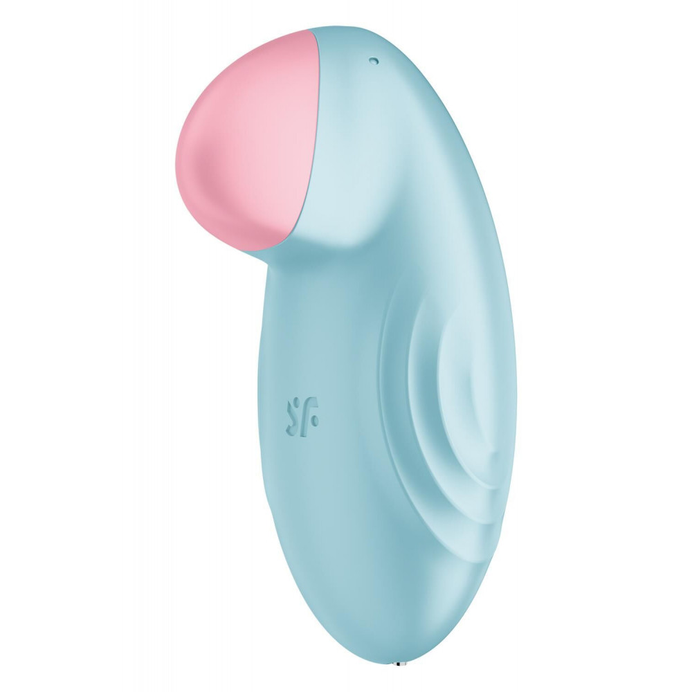 Клиторальный вибратор - Смарт-вибратор для клитора Satisfyer Tropical Tip Light Blue 6