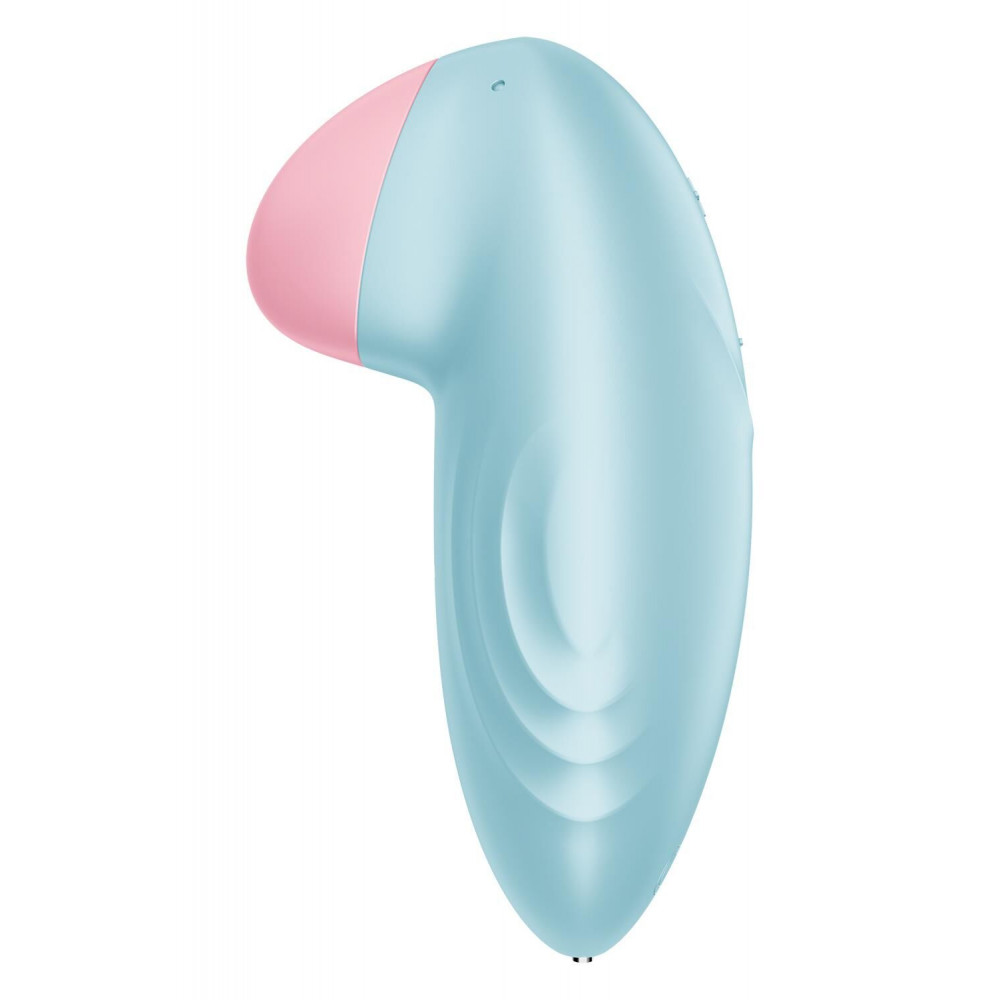 Клиторальный вибратор - Смарт-вибратор для клитора Satisfyer Tropical Tip Light Blue 5