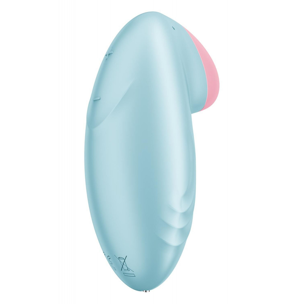 Клиторальный вибратор - Смарт-вибратор для клитора Satisfyer Tropical Tip Light Blue 3