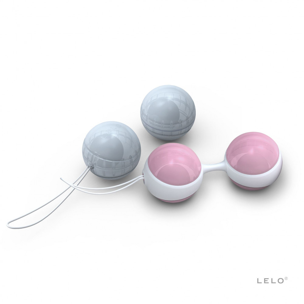 Вагинальные шарики - Набор вагинальных шариков LELO Beads Mini, диаметр 2,9 см, изменяемая нагрузка, 2х28 и 2х37 г