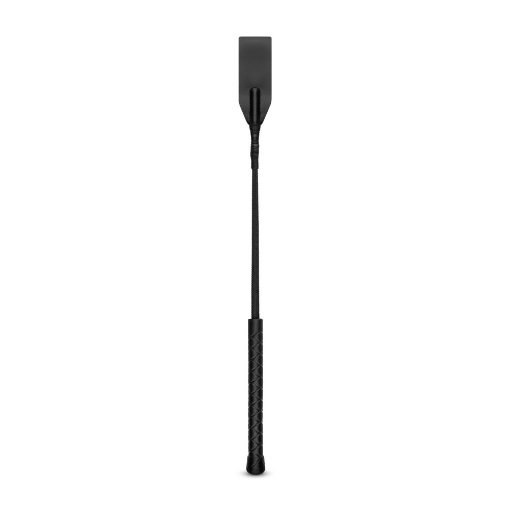 Плети, стеки, флоггеры, тиклеры - Шлепалка Bedroom Fantasies Crop Whip Spanking Toy- Black 6