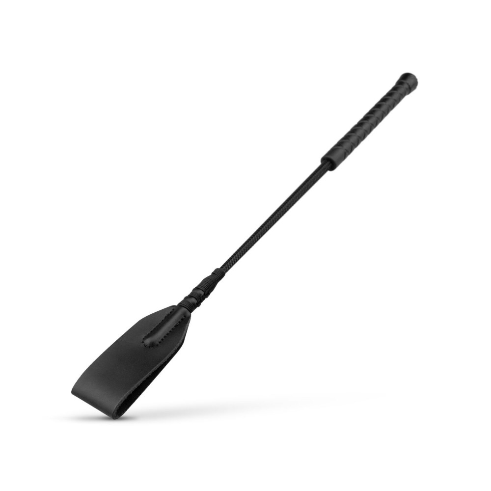 Плети, стеки, флоггеры, тиклеры - Шлепалка Bedroom Fantasies Crop Whip Spanking Toy- Black