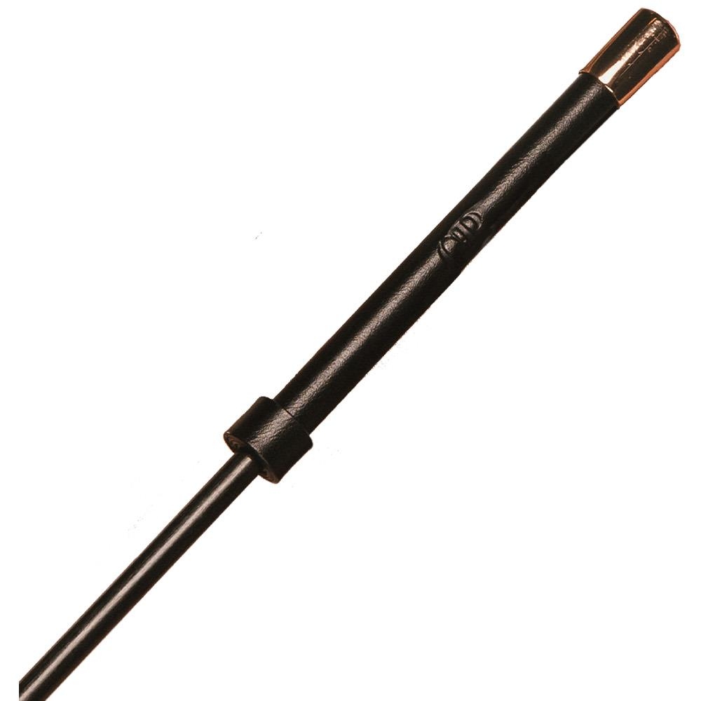 Плети, стеки, флоггеры, тиклеры - Стек Guilty Pleasure Radiant Reign Crop с золотым акцентом, черный, 66 см 2