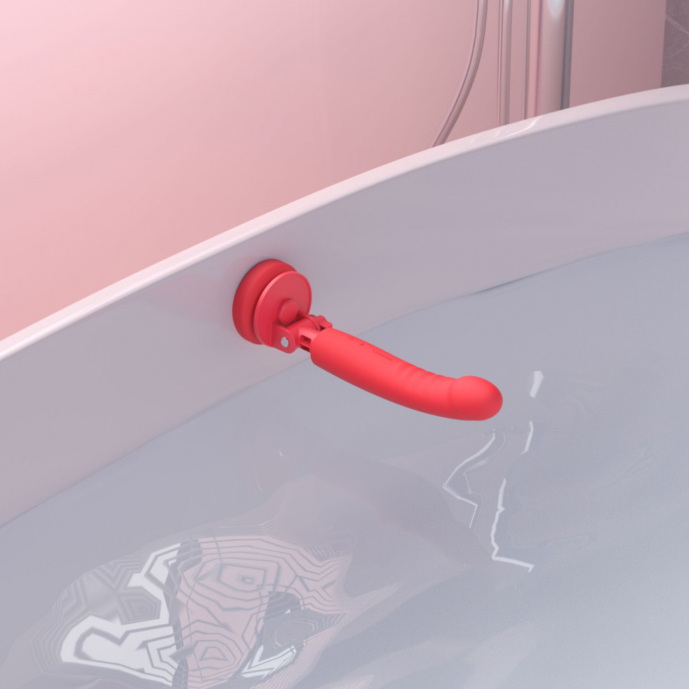 Фаллоимитаторы - Смарт-мини секс-машина Lovense Mission 2 Vibrating suction cup dildo, 6500 вибраций/мин, Touch Sense 6