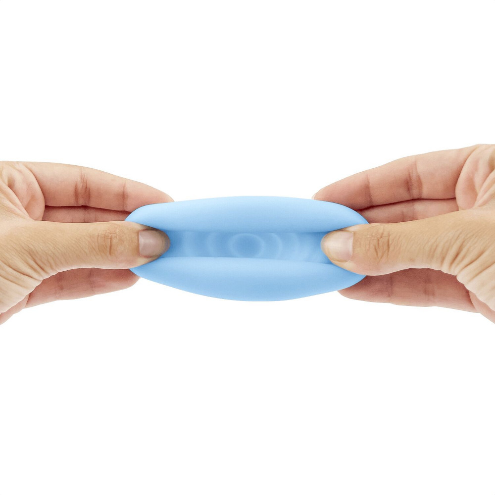 Мастурбаторы без вибрации - Мастурбатор-яйцо Wooomy Wigggler Mini Masturbator, очень нежный, пробник лубриканта Amorean 1 мл 4