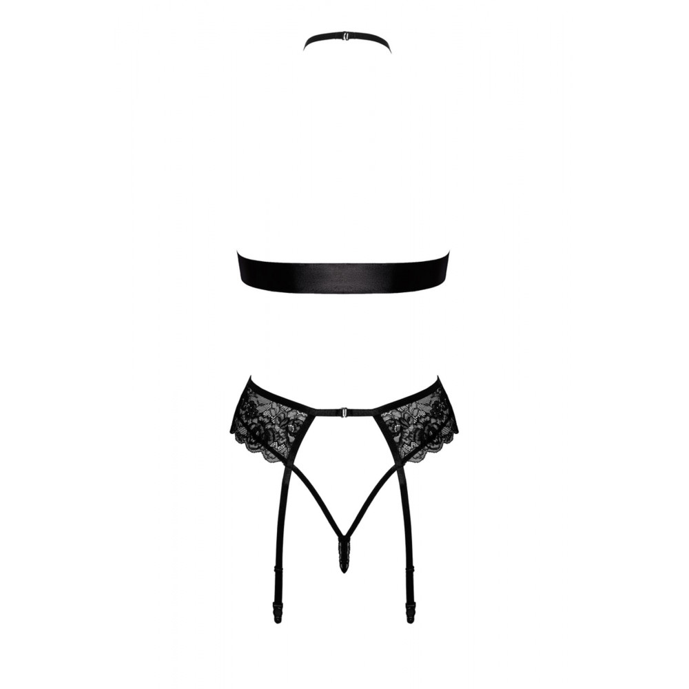 Еротичні комплекти - Комплект Kissable Bondage Kiss Set Black L/XL 9
