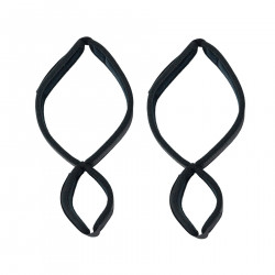 Фиксаторы для руки и бедра Punishment - Thigh to Wrist Restraints - Black