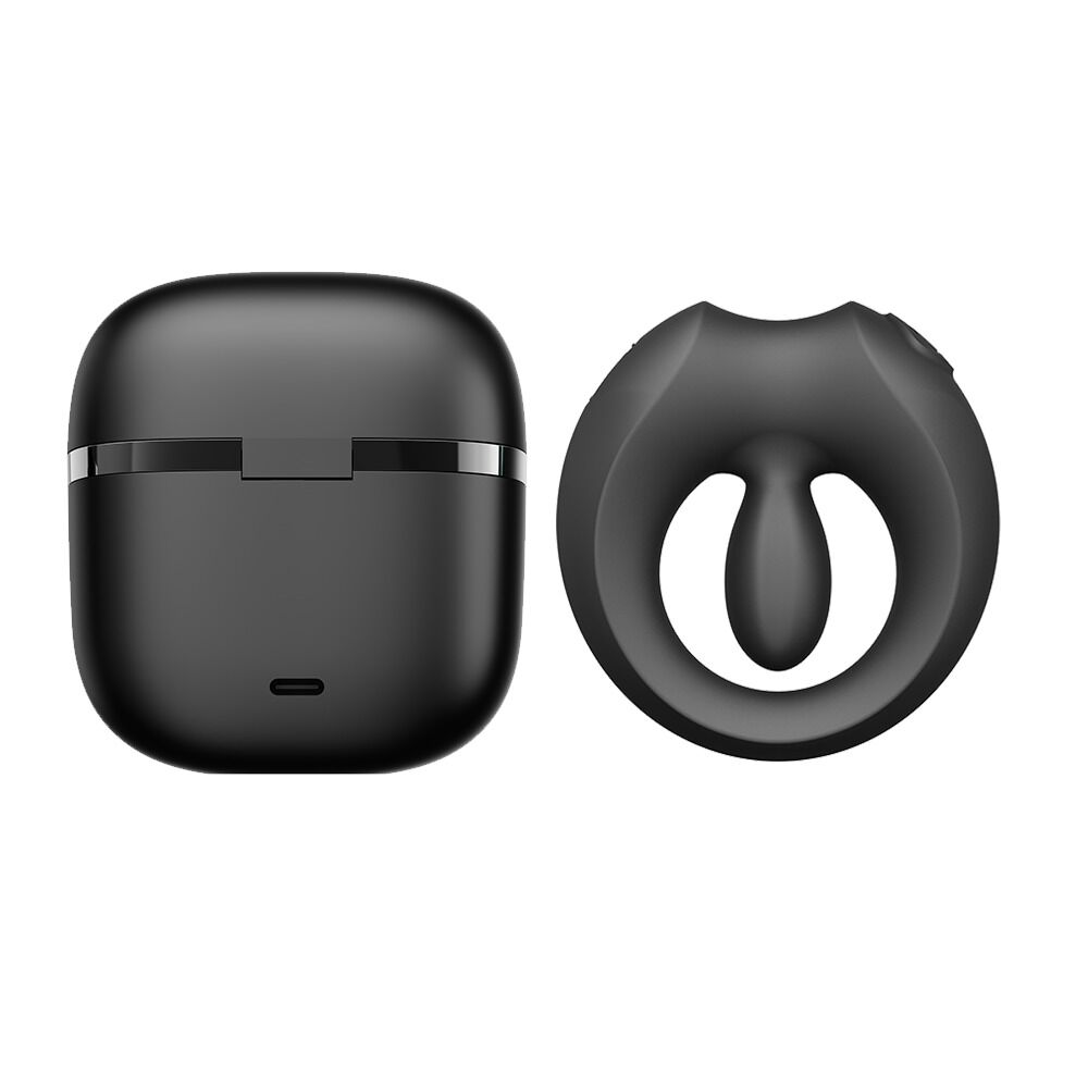 Эрекционные кольца с вибрацией - Эрекционное кольцо Zalo Apis Obsidian Black 17