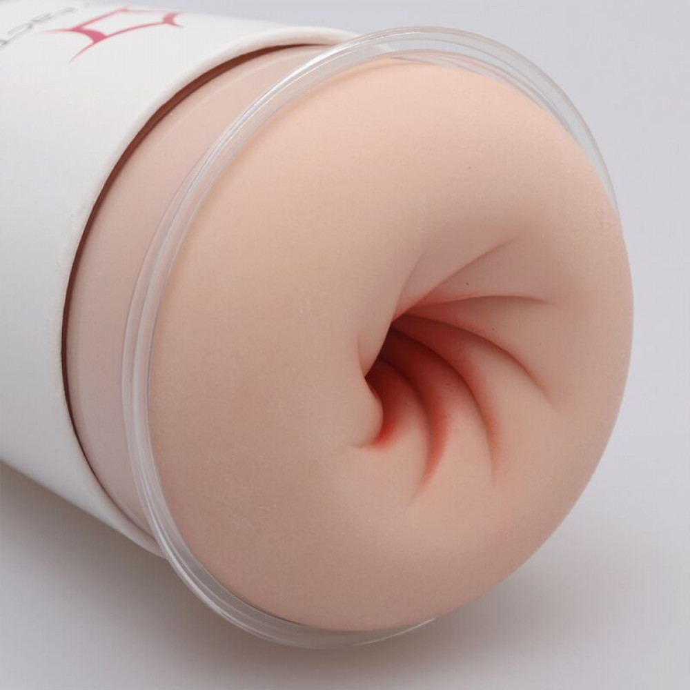 Мастурбатори без вібрації - Мастурбатор-анус Naked Factory Cup Sleeve A-4, наскрізний 2