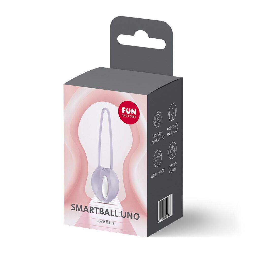Вагінальні кульки та тренажери - Вагінальна кулька Fun Factory SMARTBALL UNO Purple, одинарна, діаметр 3,6 см 7