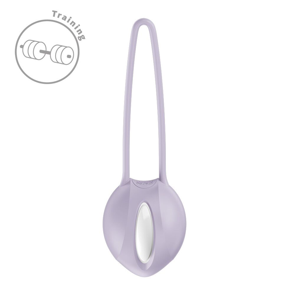 Вагінальні кульки та тренажери - Вагінальна кулька Fun Factory SMARTBALL UNO Purple, одинарна, діаметр 3,6 см 1